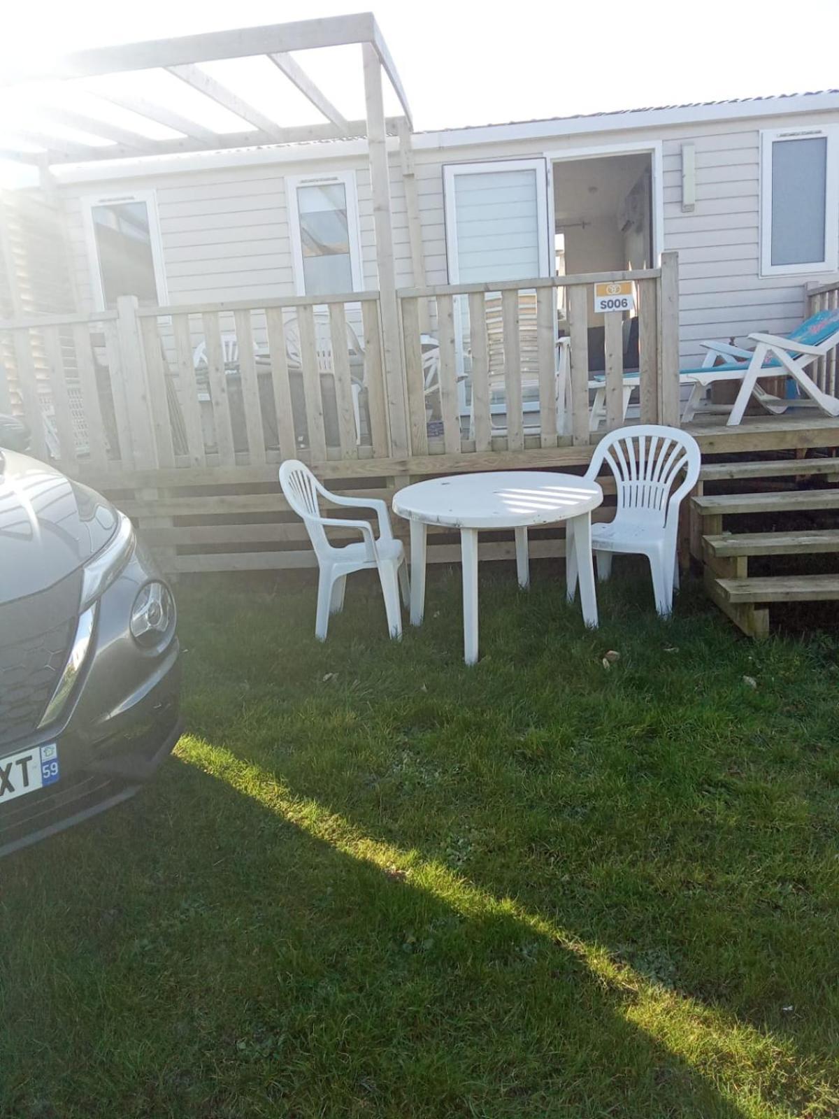 Magnifique Mobil Home Avec Clim Face Mer Le Portel Exterior foto